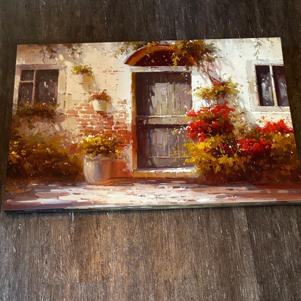 Charming Rustic Doorway Canvas Art